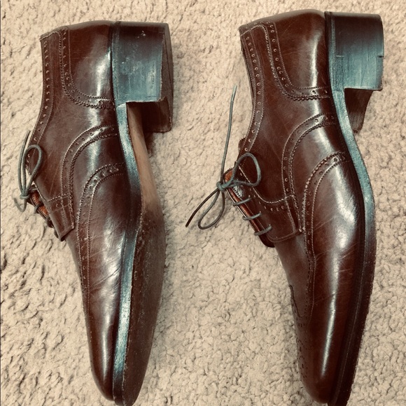 Leather shoes